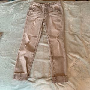 Mudd Mid-Rise Ankle Grey Jeans Size 3